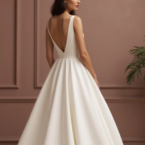 Elegant Princess Wedding Dress with a Lace Bodice for a Romantic Touch - Image 5