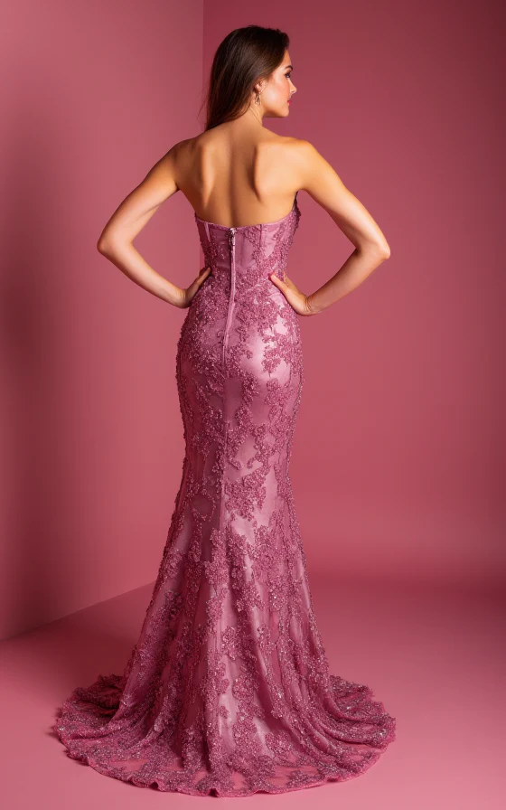 Elegant Prom Dress and Evening Gown with a Low Back for a Sexy Touch - Image 3