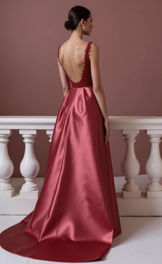 Elegant Prom Dress and Evening Gown with a Mermaid Silhouette for a Stunning Fit - Image 3