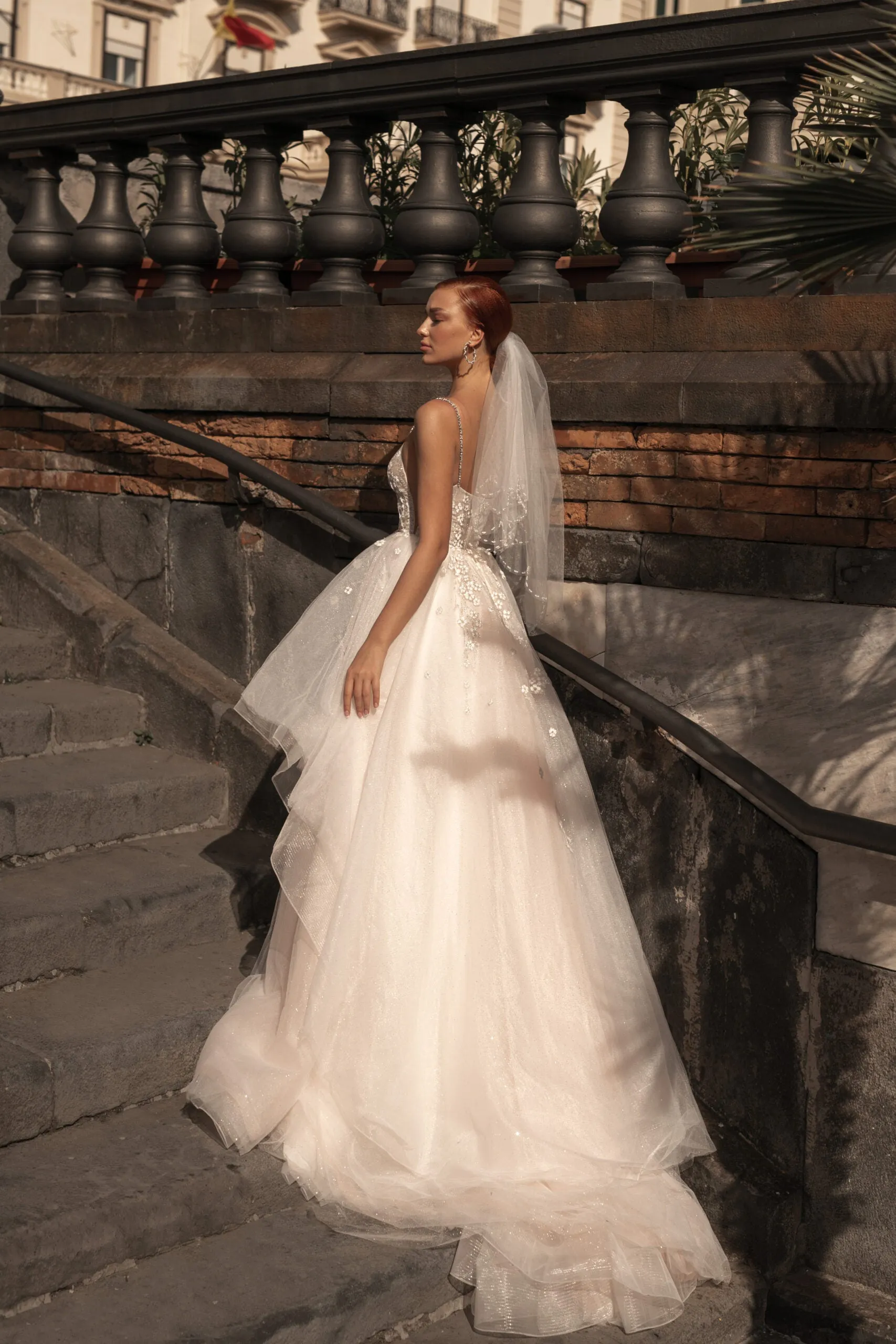Elegant V-Neck Wedding Dres Spagetti Straps A-line Lace Appliques Sleeveless Vestidos De Novia - Image 3