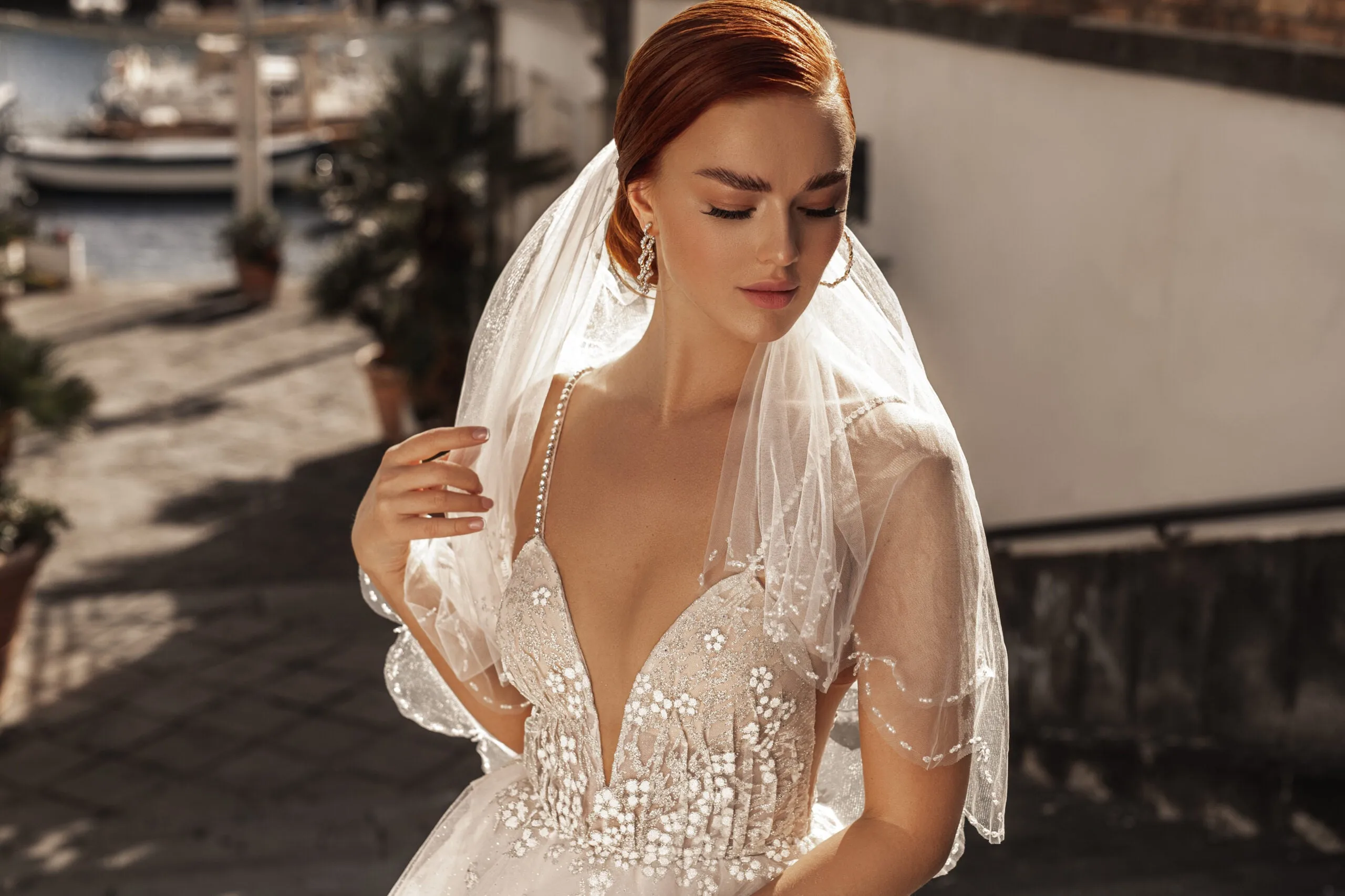 Elegant V-Neck Wedding Dres Spagetti Straps A-line Lace Appliques Sleeveless Vestidos De Novia - Image 4