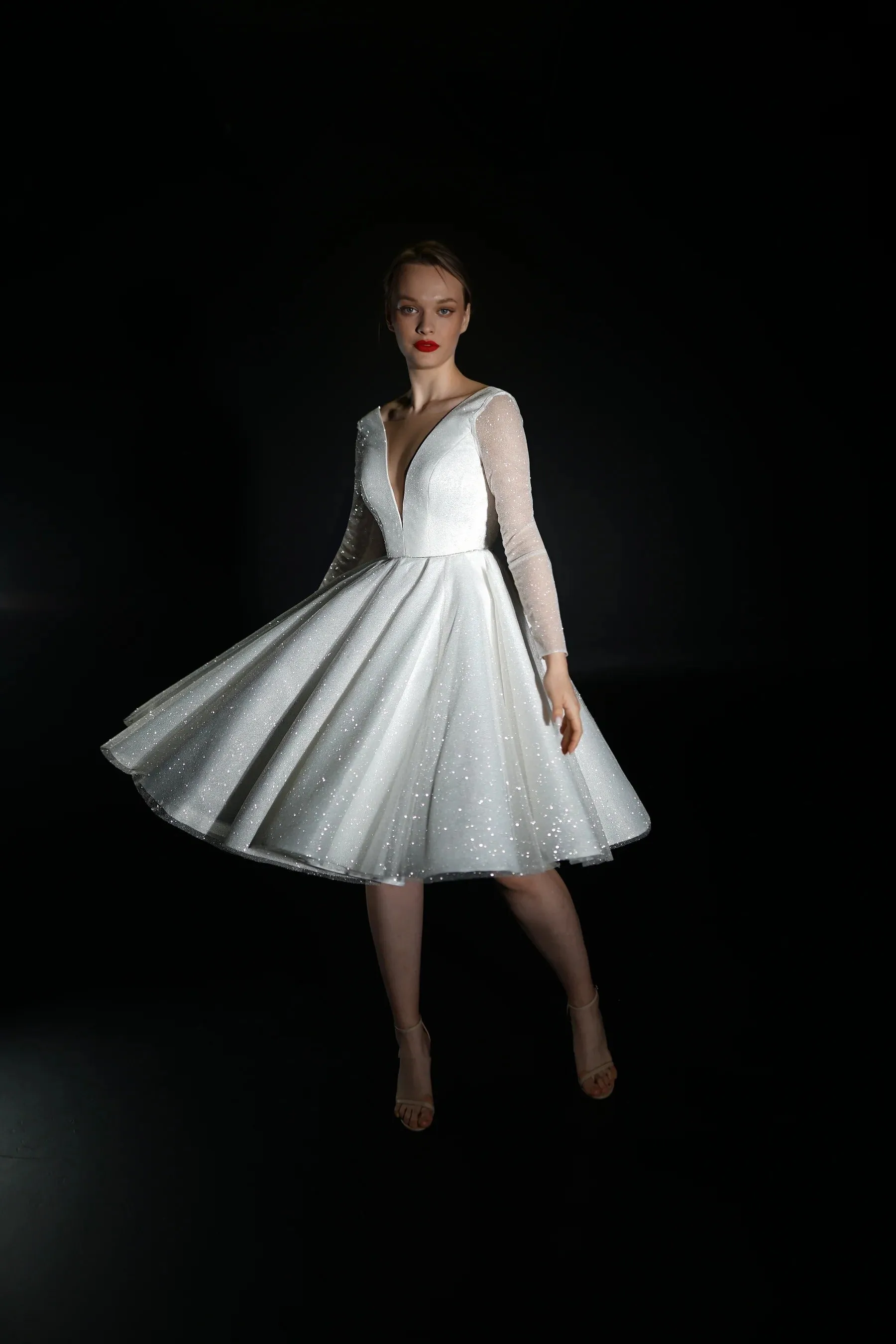 White Wedding Dress Mermaid Princess Bow Court Train Modern Gown Satin Vestido De Novia - Image 5