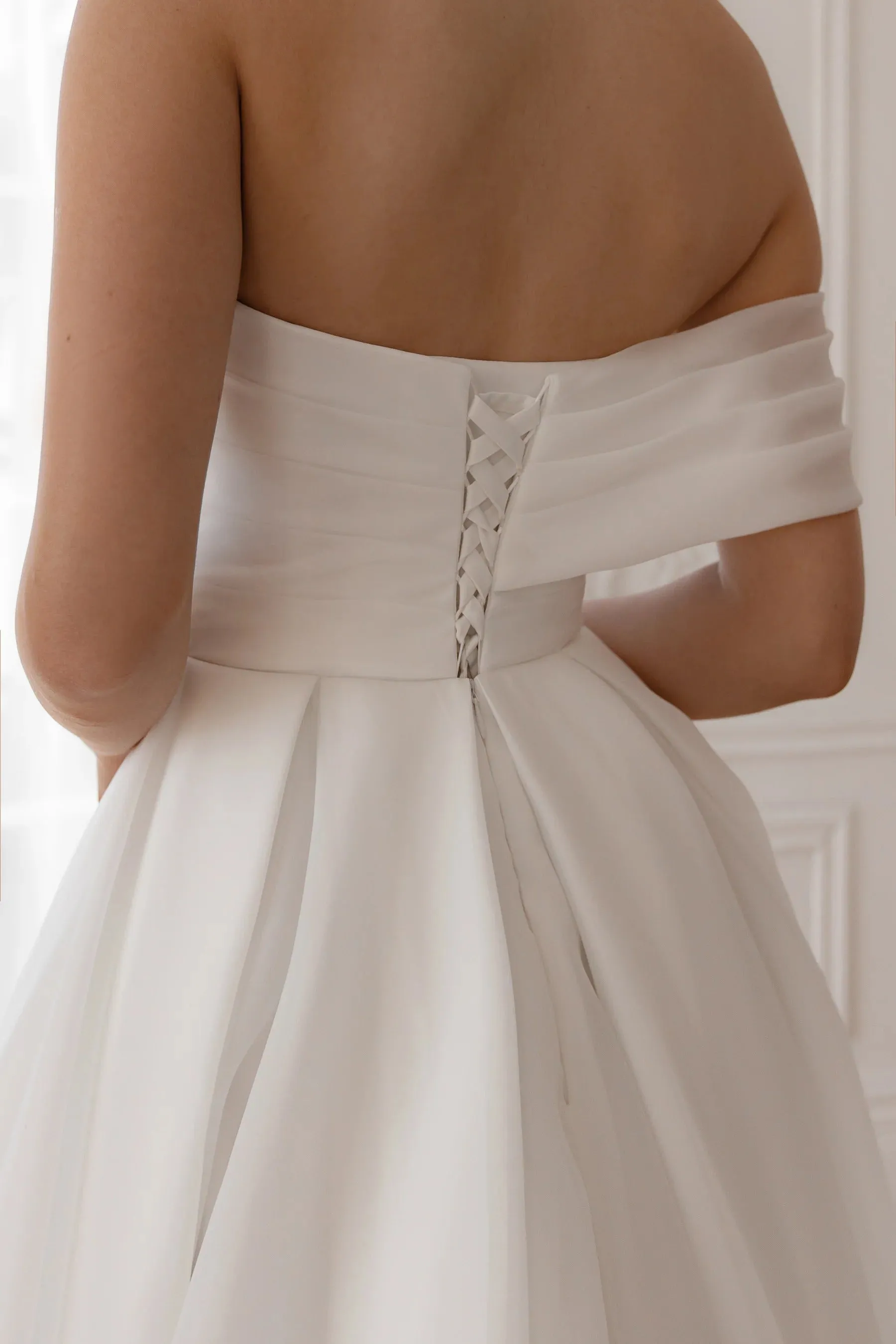 Leg-Slit Wedding Dress Simple Satin Vestido De Novia Court Train Dress Bridal Gown Princess Mermaid Bow - Image 5