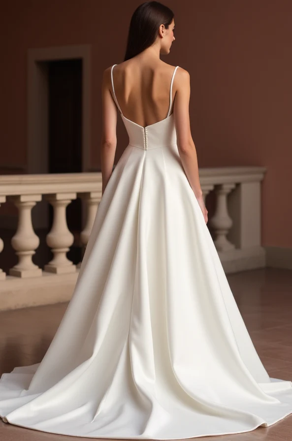 Fairytale White Princess Wedding Dress with Off-Shoulder Sleeves and Sparkling Tulle - Image 3