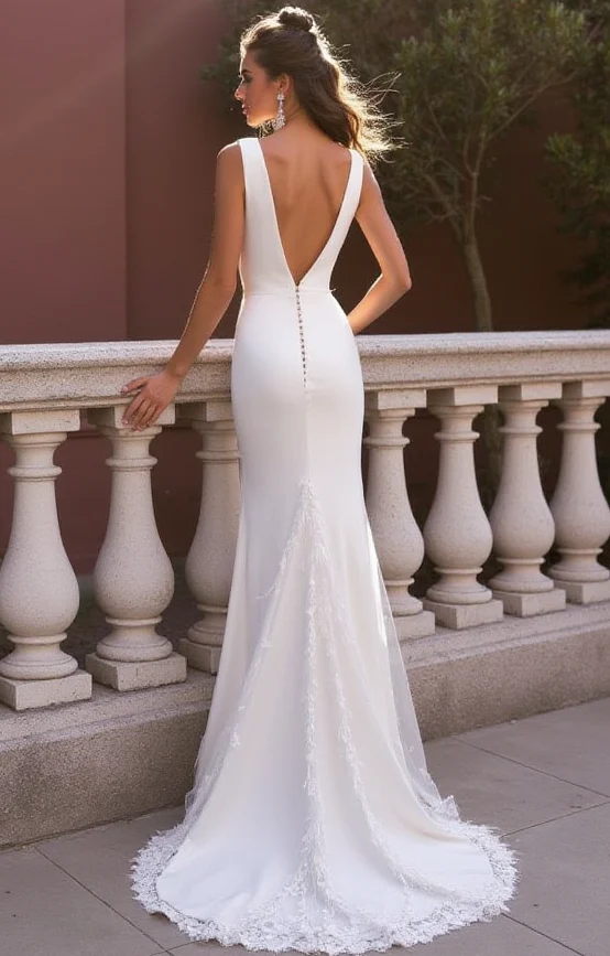 Fishtail Wedding Dress for Brides Who Want a Dramatic Look - Image 3