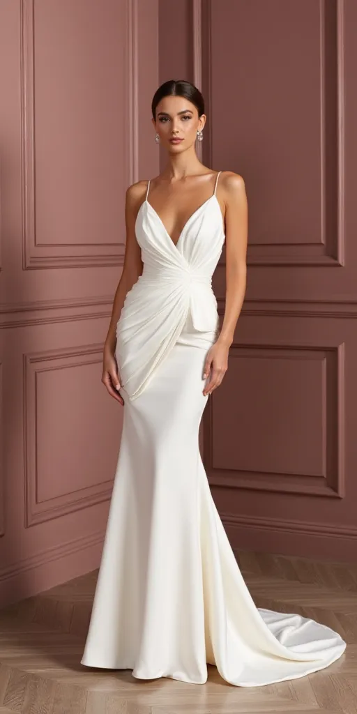 Fitted Mermaid Wedding Dress with Exquisite Lace Details - Image 2