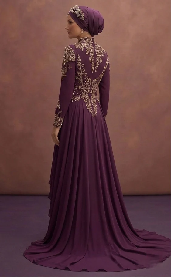 Flowing Muslim Prom Dresses for a Dreamy Prom Night - Image 3