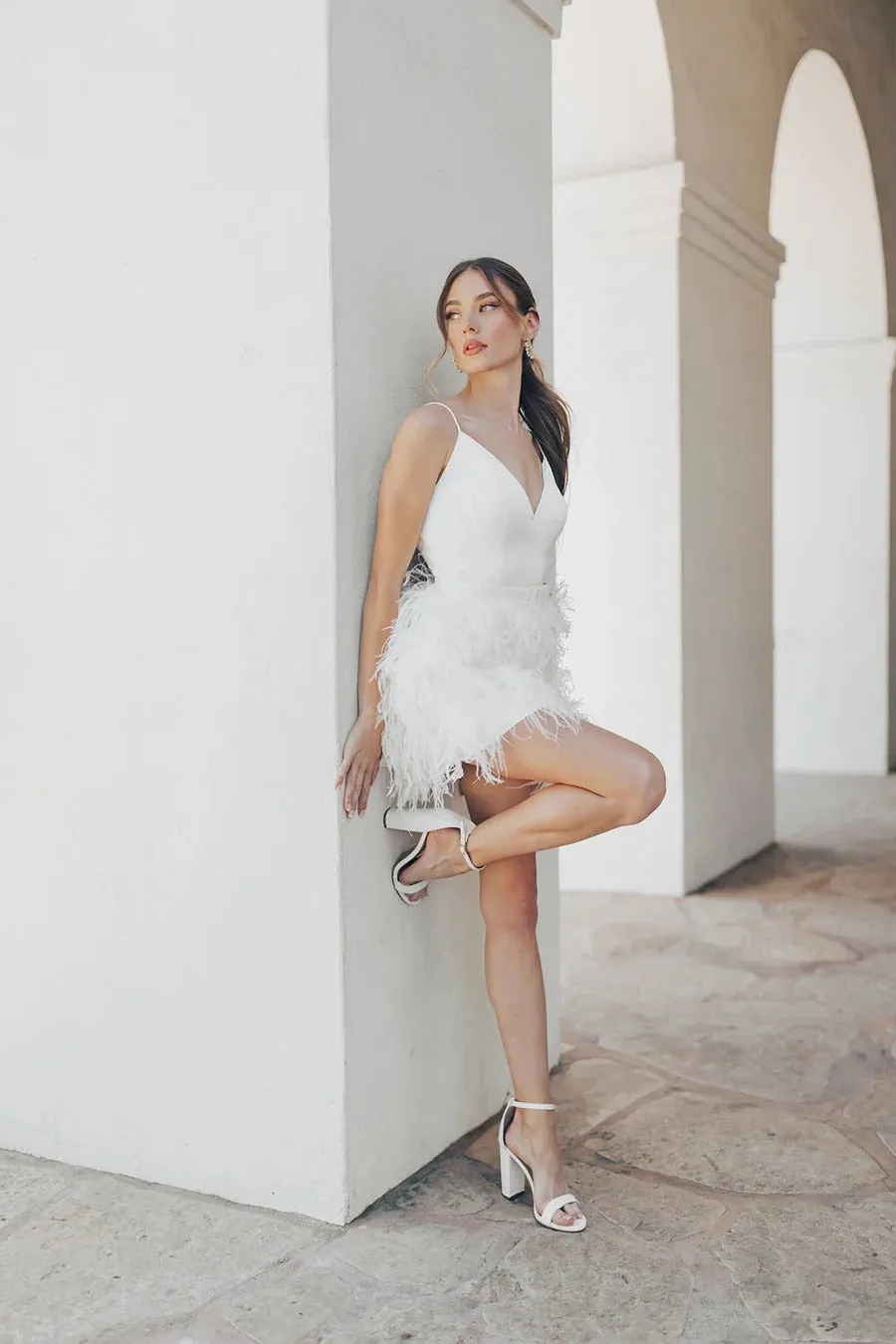 Stunning White Vestido De Novia Train Wedding Dress Princess Dress Satin Bow Court Simple Bridal Gown - Image 3