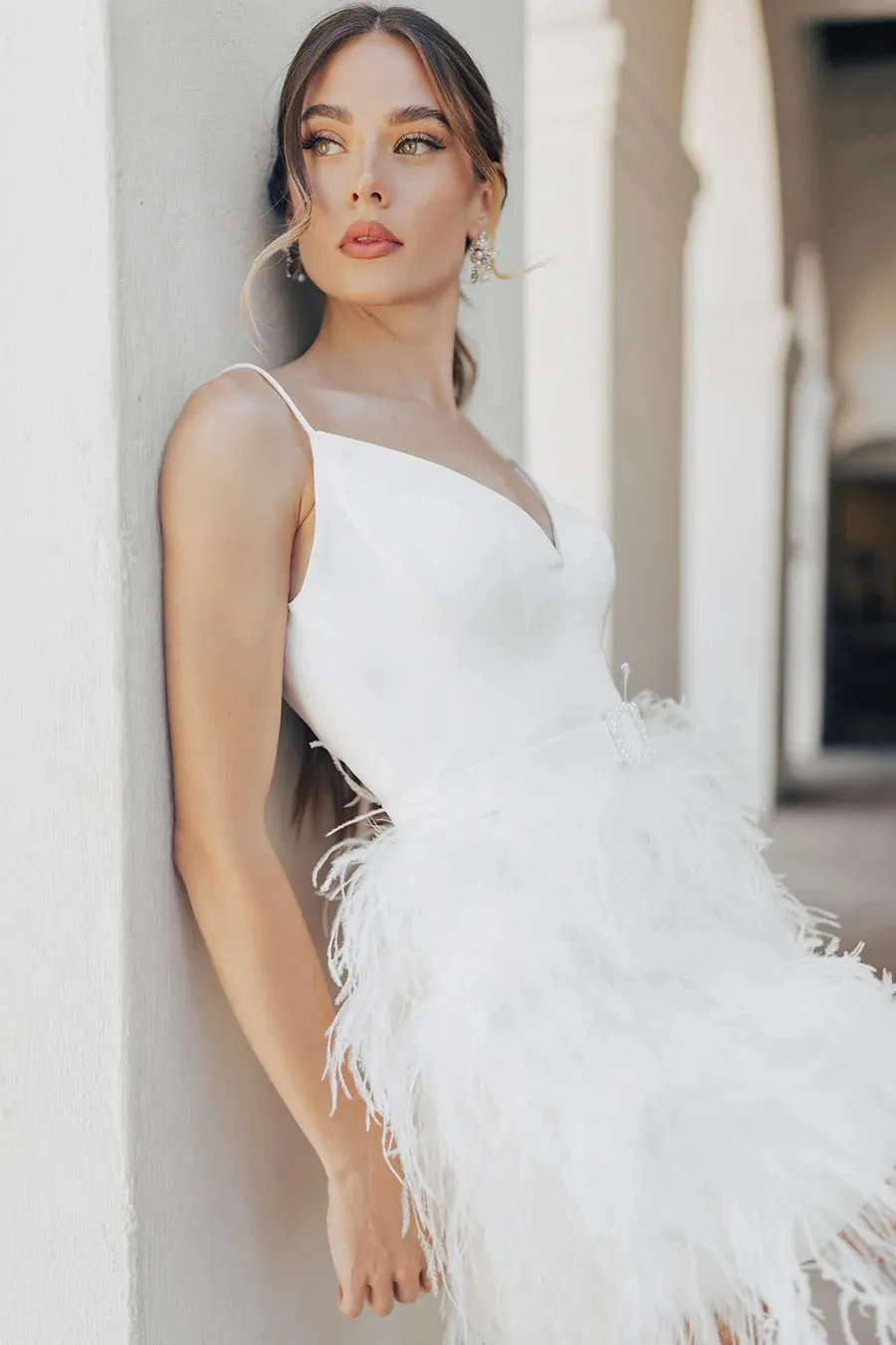 Stunning White Vestido De Novia Train Wedding Dress Princess Dress Satin Bow Court Simple Bridal Gown - Image 6