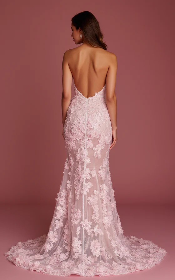 Glamorous Evening Dress and Prom Dress with a Tulle Skirt for a Soft and Romantic Look - Image 3