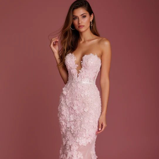 Glamorous Fishtail Wedding Dress for a Red-Carpet-Inspired Bridal Look - Image 2