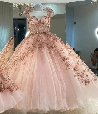 Glittering Flower Dress Ball Gown Quinceanera Dresses Sweet 15 Party Sweetheart Corest Vestidos De 15 Anos - Image 5