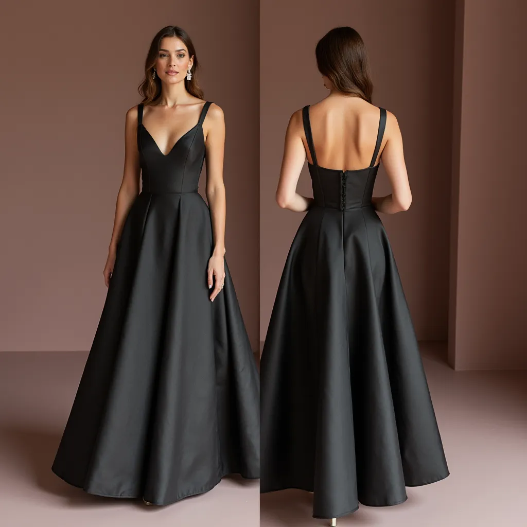Gothic Black Wedding Dress with a Corset Bodice for a Dramatic Fit