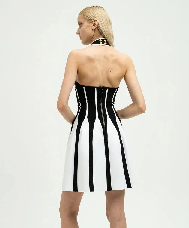 Celebrity Fashion Red Carpet Dress Women Sexy Halter A-Line Mini Bandage Evening Party Dress Wholesale - Image 4