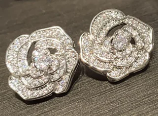 High Quality Flower Zircon Bridal Earrings CZ Cubic Zirconia Wedding Earring For Women Brides Accessories Birthday Gift Jewelry - Image 6