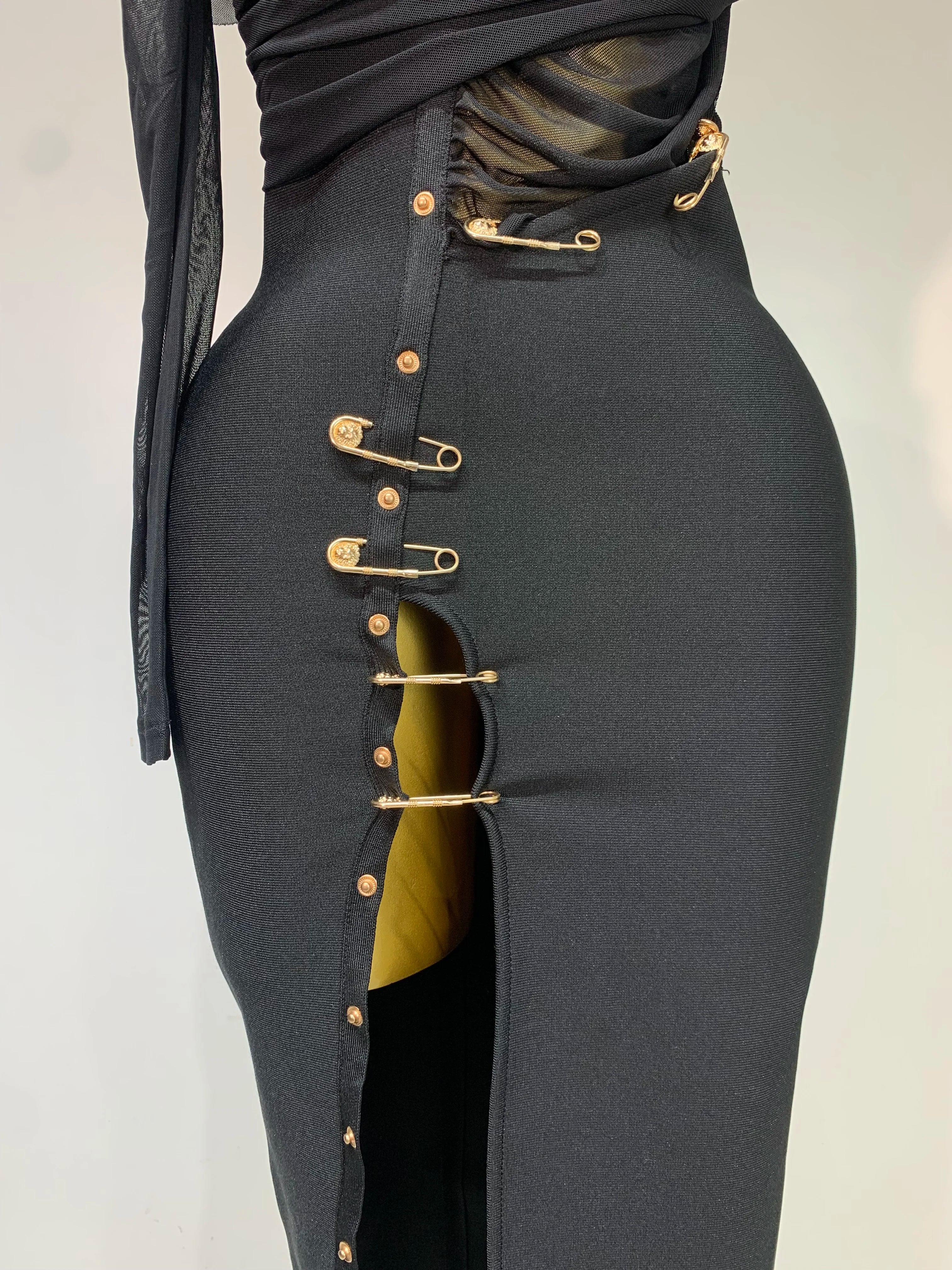 One Shoulder Long Sleeve Bodycon Bandage Dress Cocktail Evening Party Luxury Birthday Dress Celebrity Prom Gown - Image 6