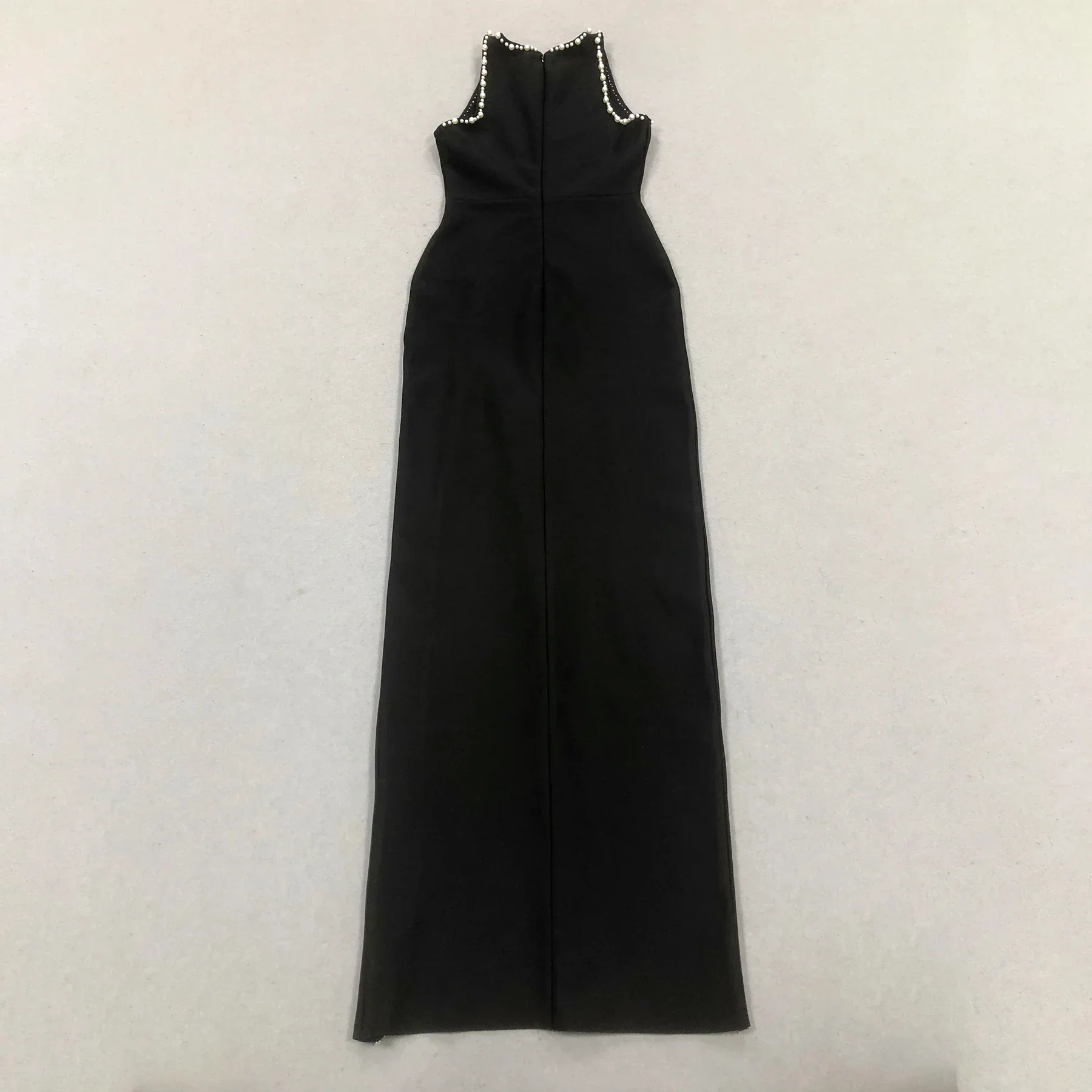 Women Sleeveless Sexy Shinning Rhinestones Bodycon Long Bandage Dress Celebrate Evening Party Birthday Fashion Wear - Image 6