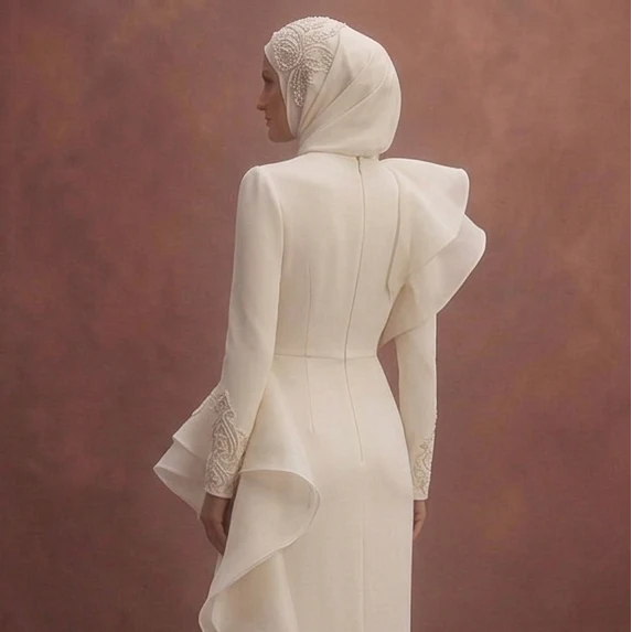 Ivory Modest Evening Dresses for Prom – Muslim-Friendly Styles - Image 5