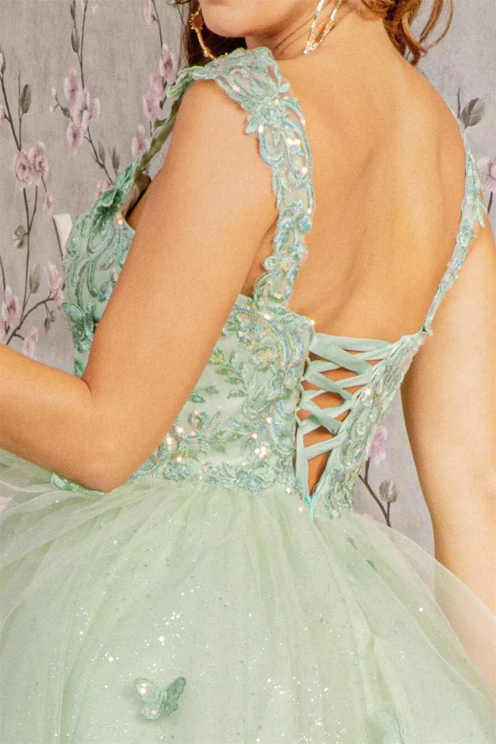 Lace Embroidery Mini robes de soirée Heart Shaped Neck A-line Prom Dresses Elegant Sleeveless Lace-up Back Wedding Dress - Image 3