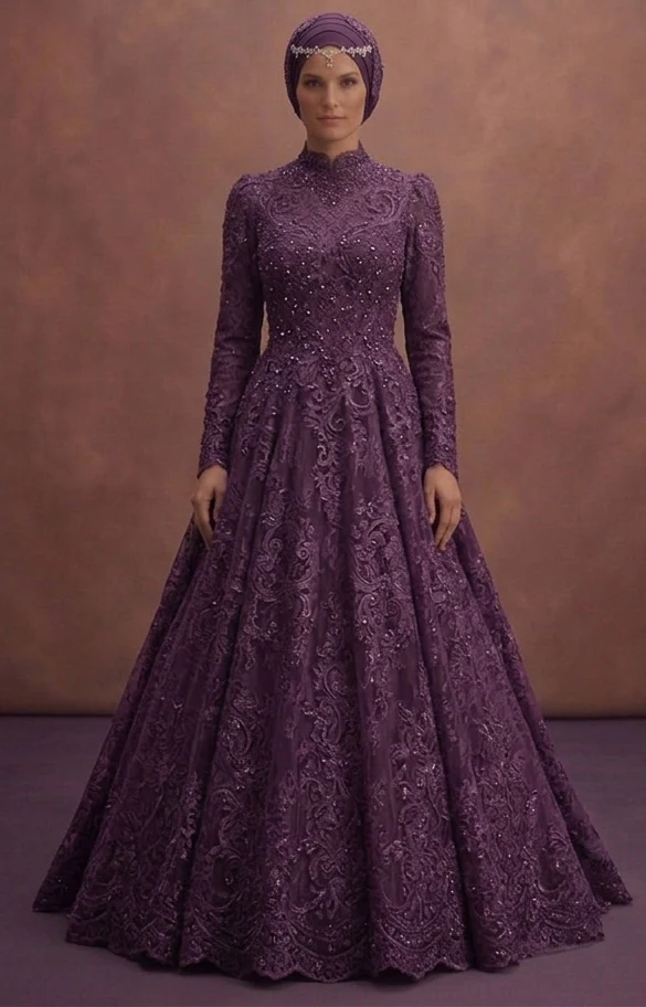 Lace Muslim Prom Dresses – Romantic Modest Designs - Image 2