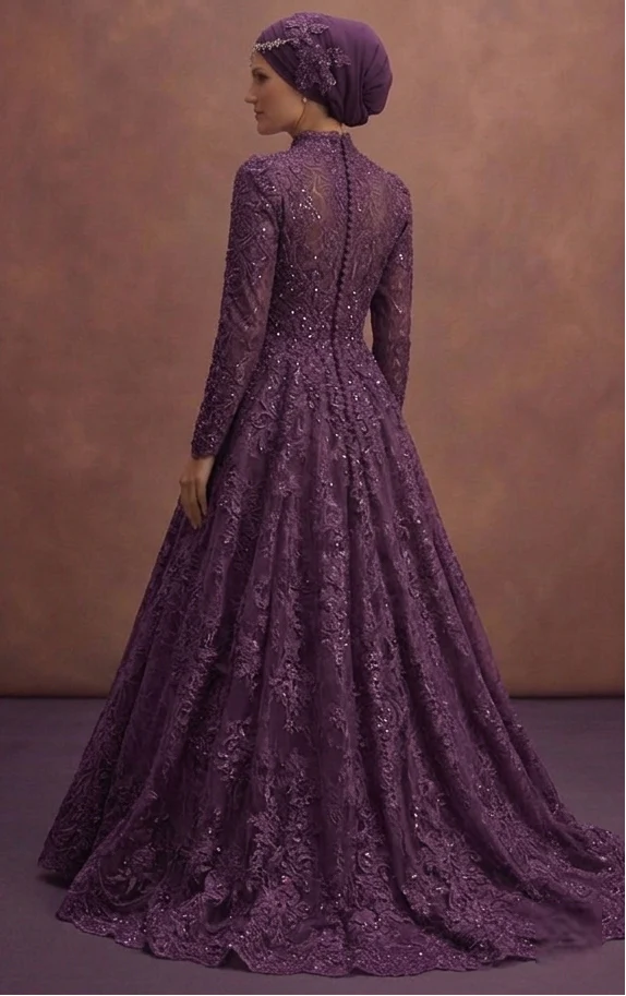 Lace Muslim Prom Dresses – Romantic Modest Designs - Image 3