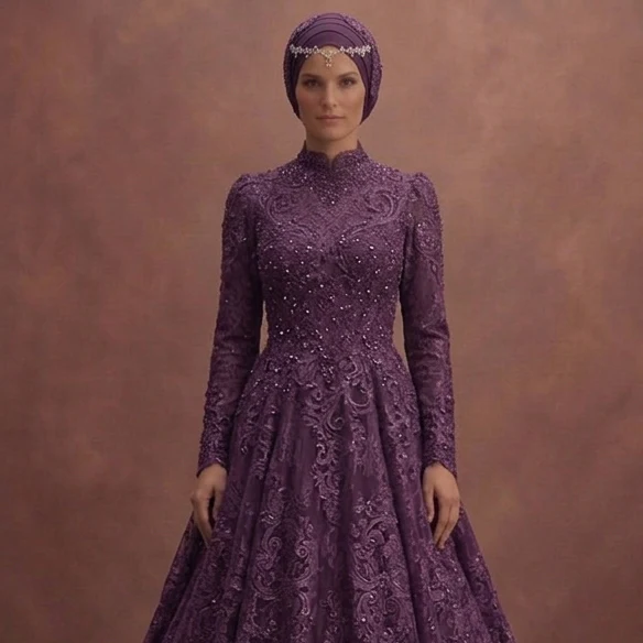 Lace Muslim Prom Dresses – Romantic Modest Designs - Image 4