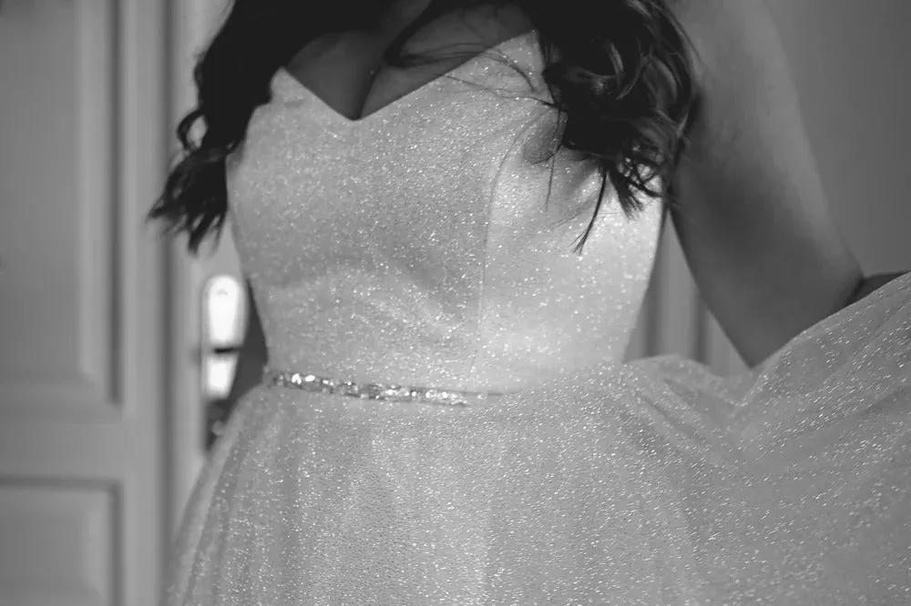 Plus-Size Shiny Wedding Dress Satin Mermaid Princess Bridal Gown Bow Vestido De Novia Simple Court Train Dress - Image 3