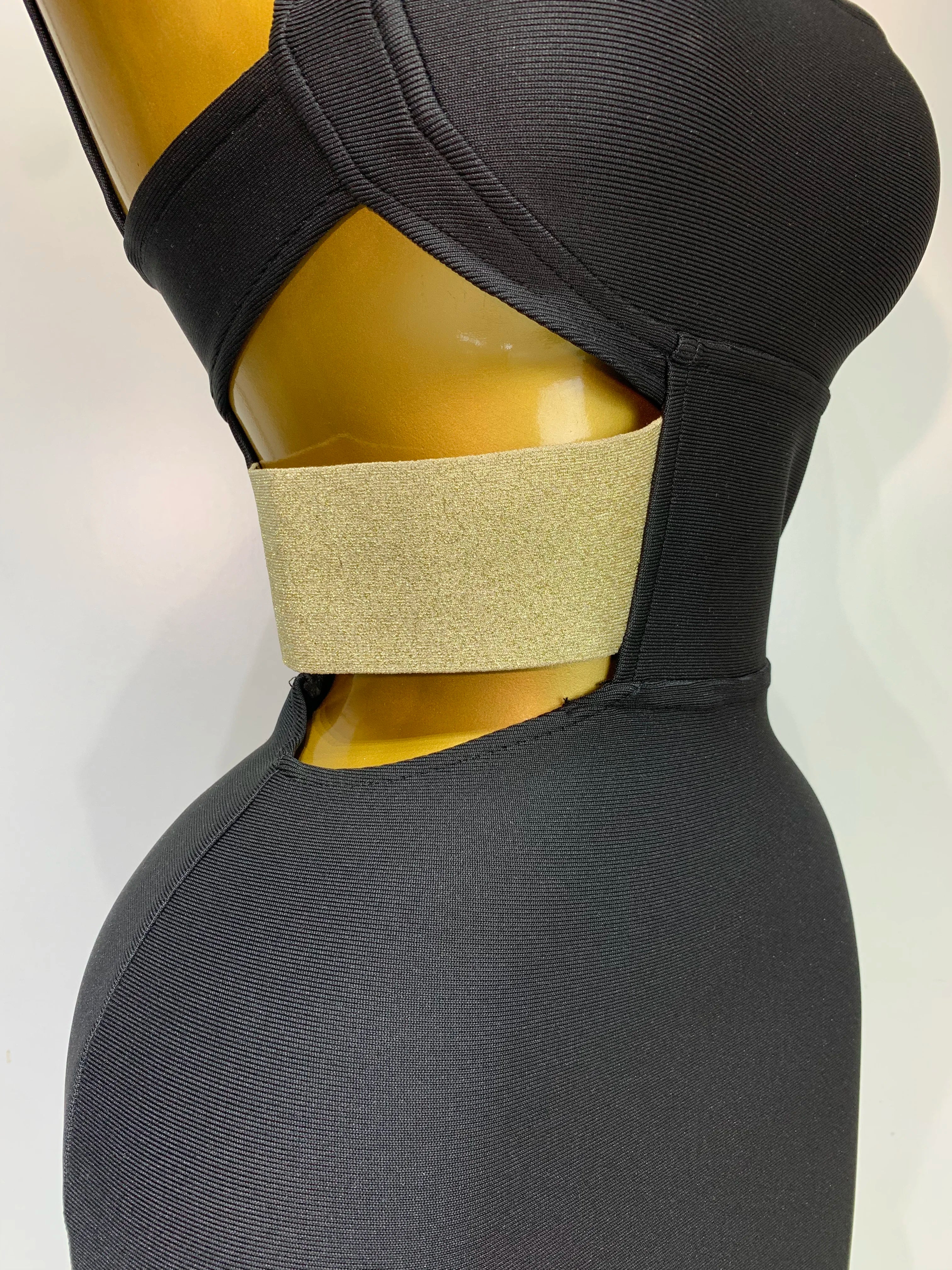 Luxury Birthday Dress Women  Sexy Backless Black Bodycon Bandage Mini Dress Celebrate Birthday Evening Party Fashion Dress - Image 6