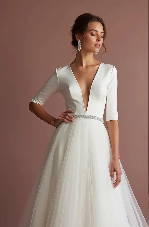 Luxury White Princess Wedding Gown for Brides Who Love Royal Elegance - Image 2