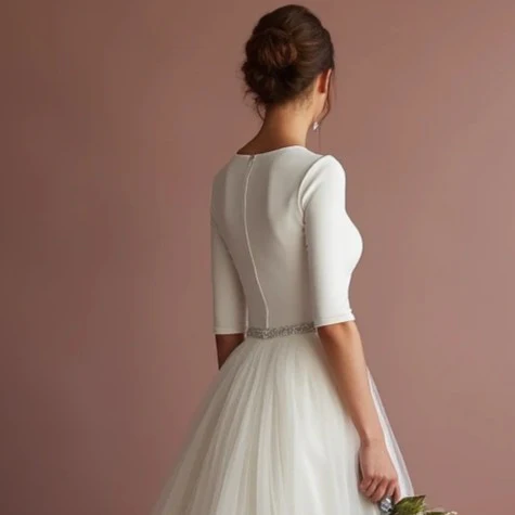 Luxury White Princess Wedding Gown for Brides Who Love Royal Elegance - Image 5