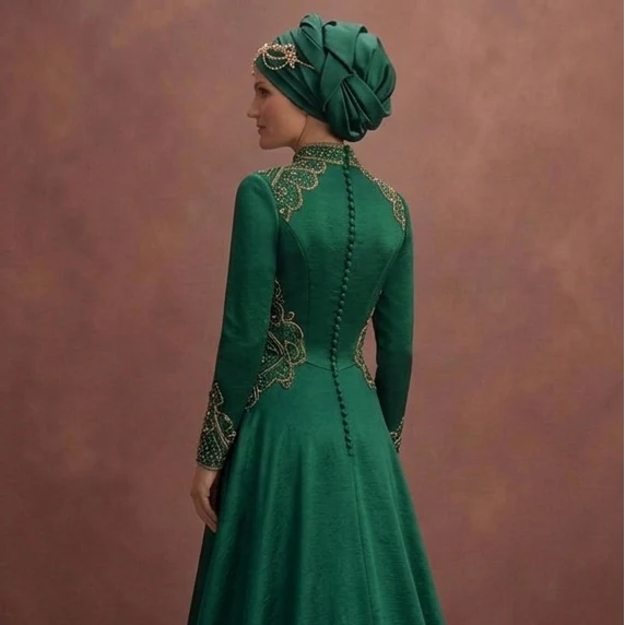 Maxi Muslim Prom Dresses – Full Length & Modest Elegance - Image 5