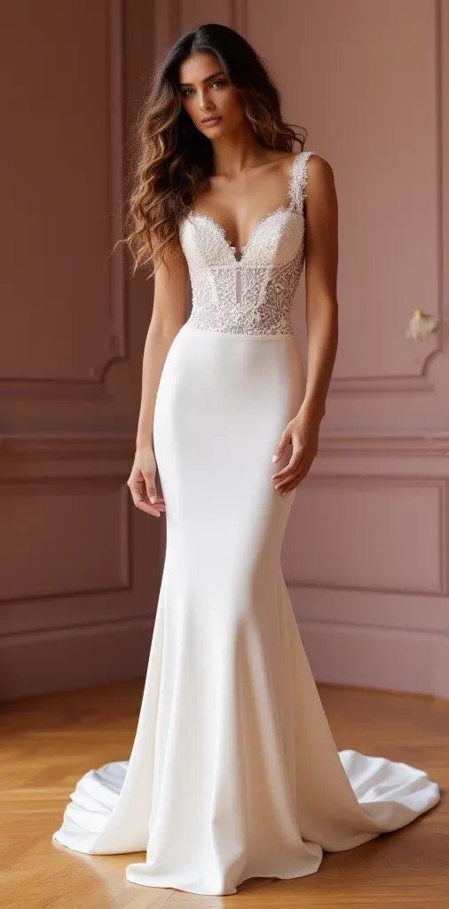 Mermaid Bridal Dress for Beach, Destination, and Outdoor Weddings - Image 2