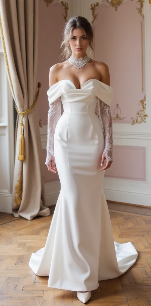 Mermaid Bridal Dress with a Classic Fit for Elegant and Timeless Weddings - Image 2