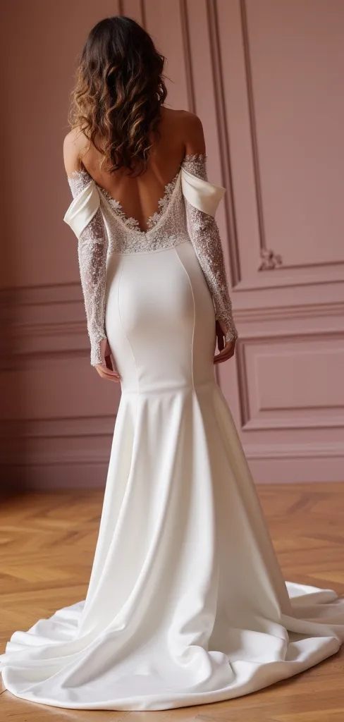 Mermaid Bridal Dress with a Glamorous Look for a Fairy Tale Wedding - Image 3