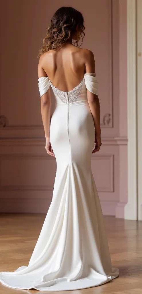 Mermaid Bridal Dress with a Sophisticated Cut for Stylish Brides - Image 3