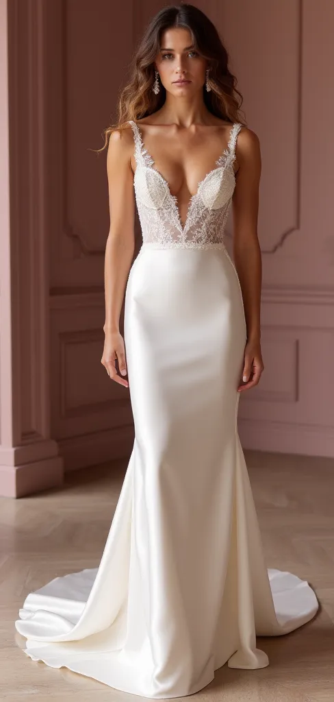 Mermaid Bridal Gown for Beach, Destination, or Garden Wedding Themes - Image 2