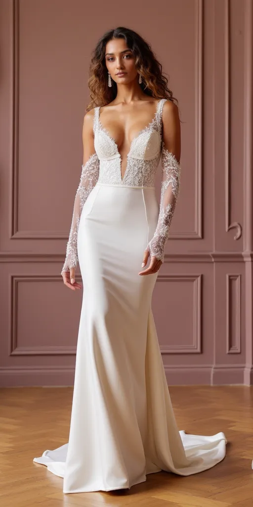 Mermaid Bridal Gown with a Sleek and Stylish Fit for Modern Brides - Image 2