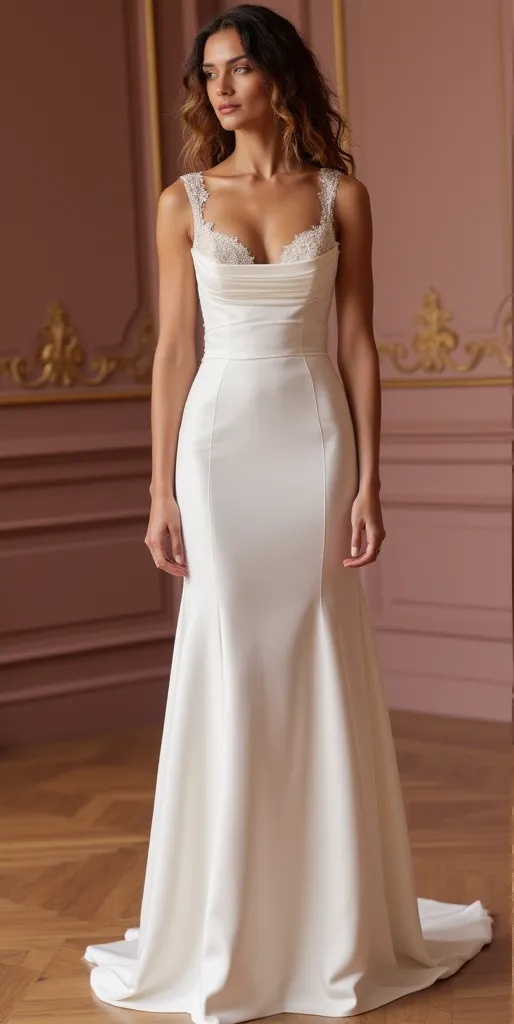 Mermaid Bridal Gown with Romantic Details for a Dreamy Wedding - Image 2