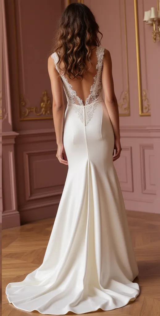 Mermaid Bridal Gown with Romantic Details for a Dreamy Wedding - Image 3