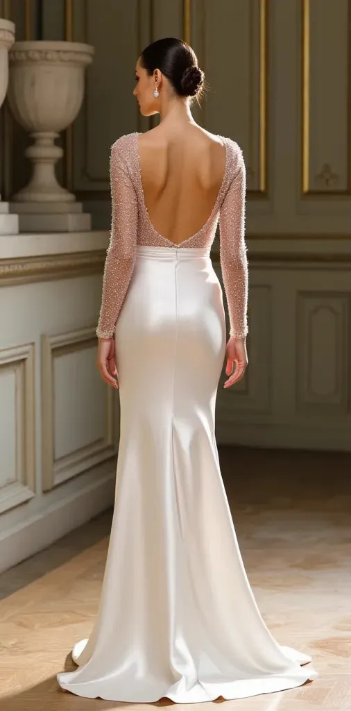 Mermaid Fishtail Wedding Dress for a Timeless and Elegant Style - Image 3