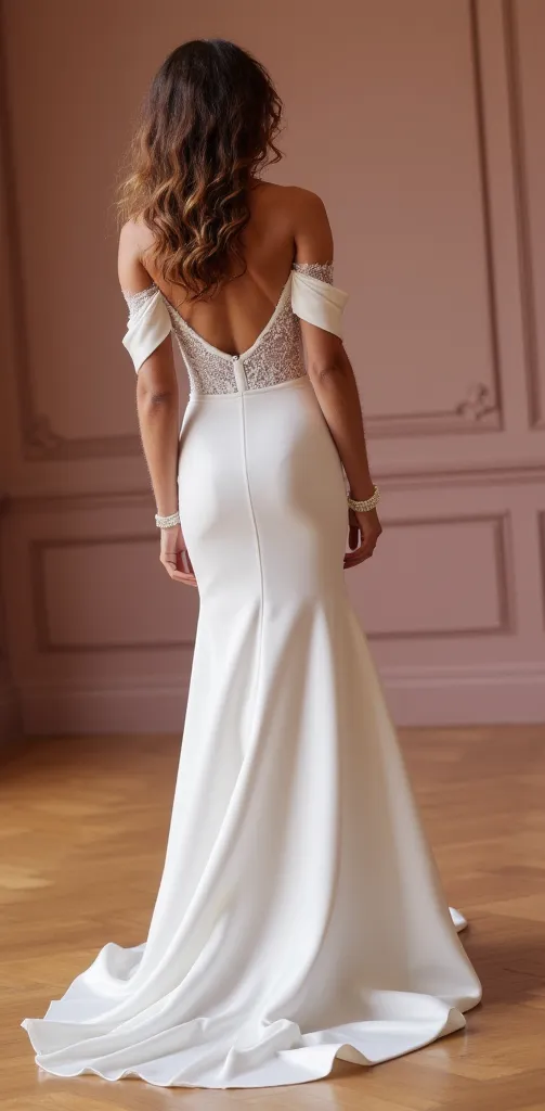 Mermaid Fit-and-Flare Wedding Dress for an Ultra-Sophisticated Look - Image 3