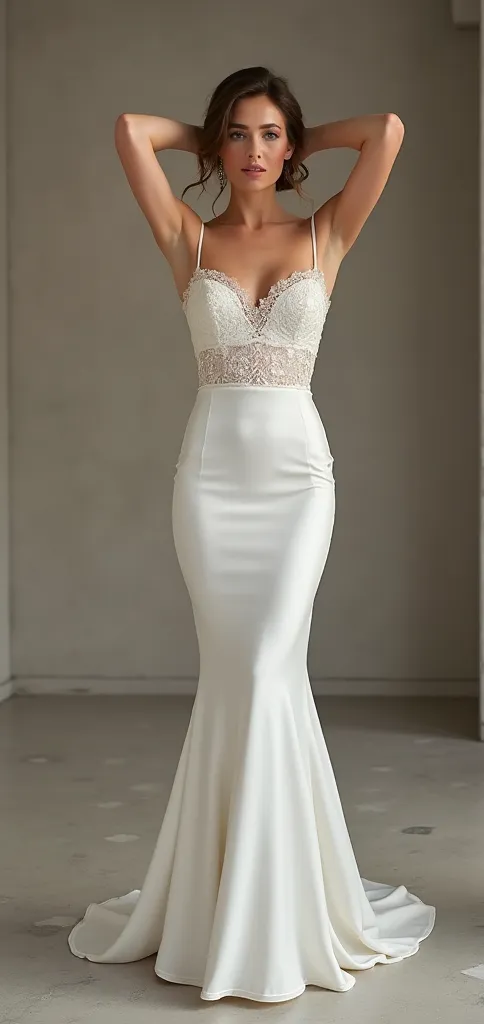 Mermaid Fit-and-Flare Wedding Dress for Romantic and Modern Brides - Image 2