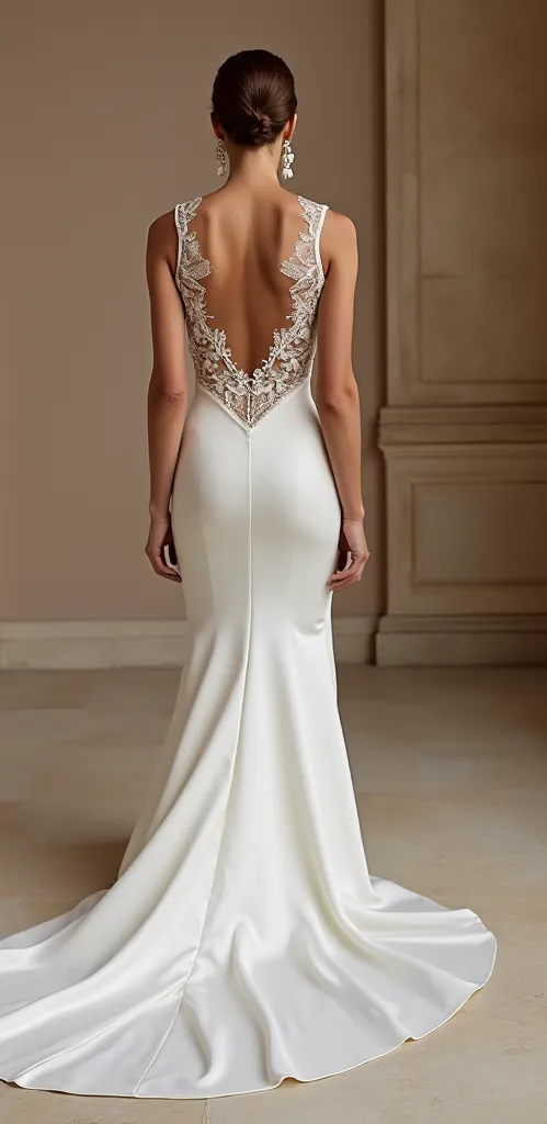 Mermaid Wedding Dress for Brides Who Love a Romantic and Sleek Design - Image 3