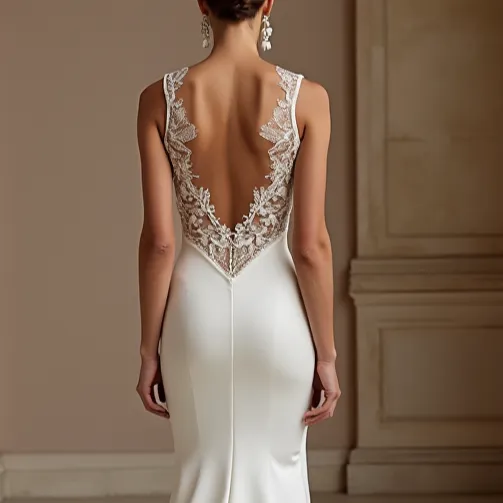 Mermaid Wedding Dress for Brides Who Love a Romantic and Sleek Design - Image 5
