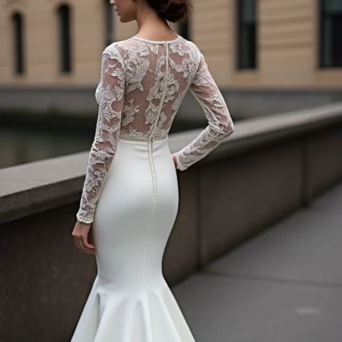 Mermaid Wedding Dress for Brides Who Want a Sexy and Sleek Fit - Image 5