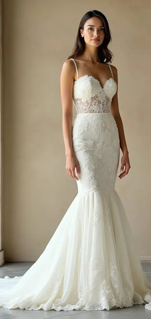 Mermaid Wedding Dress for Brides Who Want a Timeless and Elegant Fit - Image 2