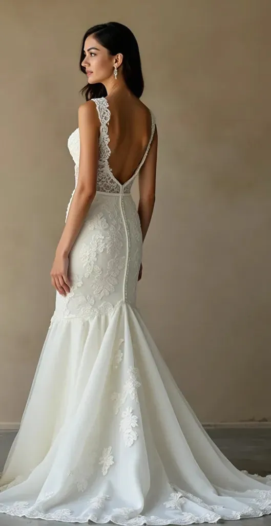 Mermaid Wedding Dress for Brides Who Want a Timeless and Elegant Fit - Image 3