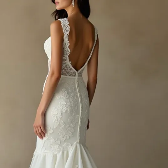 Mermaid Wedding Dress for Brides Who Want a Timeless and Elegant Fit - Image 5