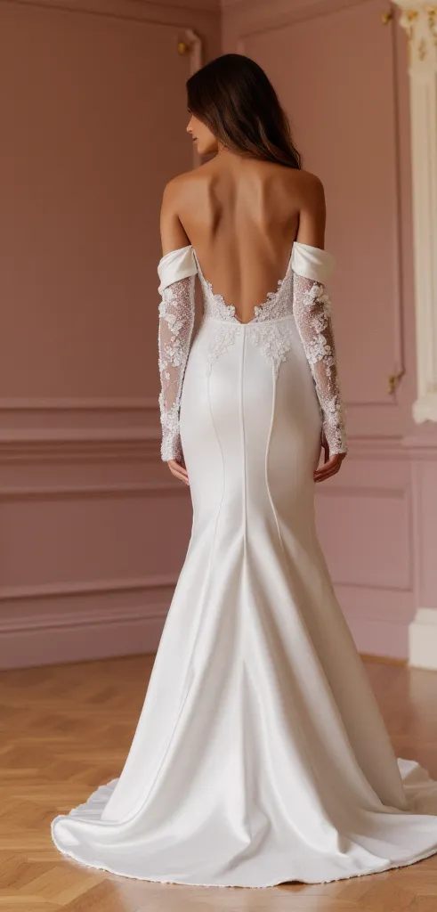 Mermaid Wedding Dress for Contemporary Brides Wanting a Sleek Style - Image 3