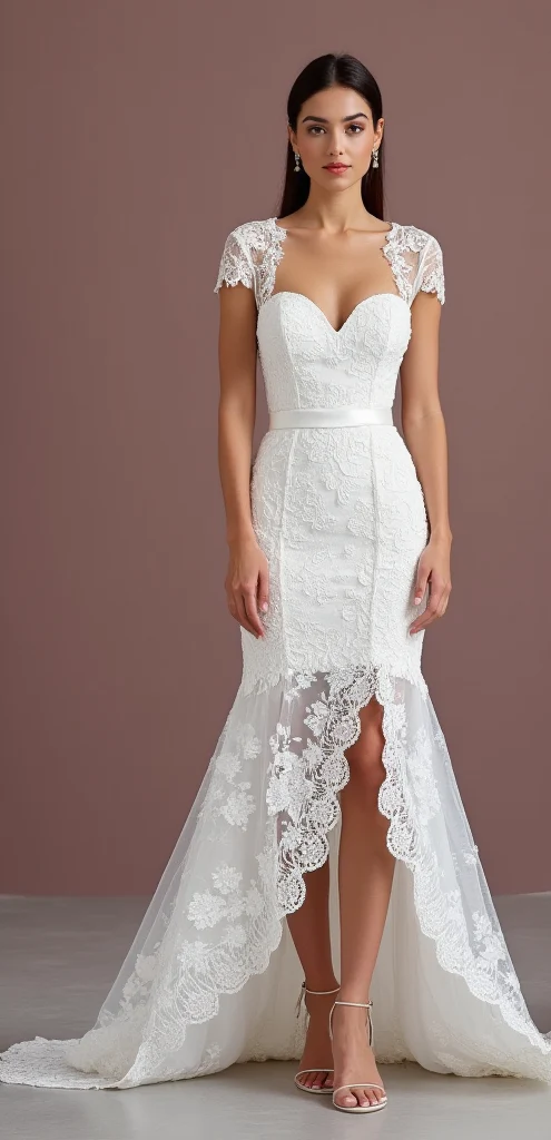 Mermaid Wedding Dress for Elegant Brides Who Love a Glamorous Fit - Image 2